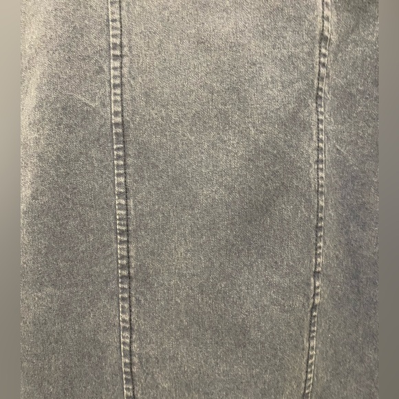 Denim jacket. Double breasted denim pea coat in size Medium. - Picture 4 of 4